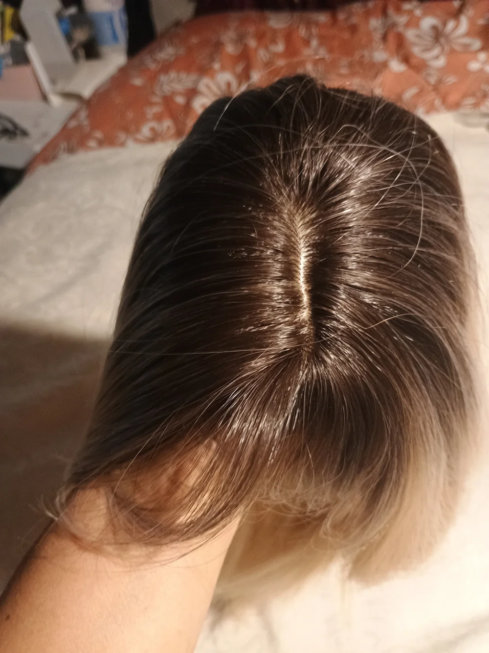 Lux Layered Ombre Bob Wig - Dark Root to Blonde